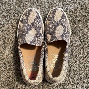 Snakeskin Slip-on Sneakers